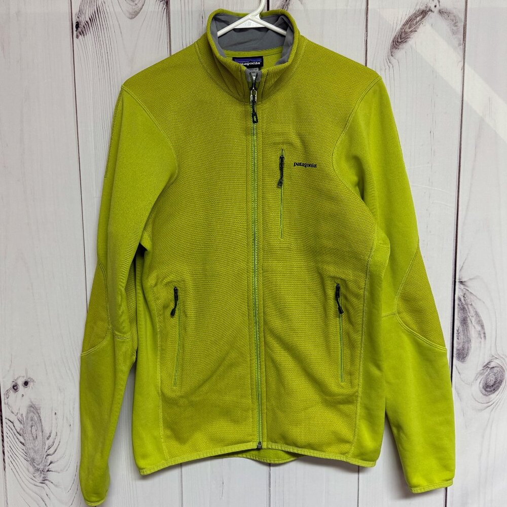 Patagonia Men’s Piton Hybrid Jacket Medium Chartreuse Green EUC